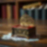 A beautifully crafted music box with intricate designs