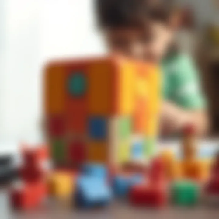 Parents selecting the best cube games for kids