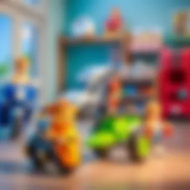 Parents selecting toys that meet safety standards for children