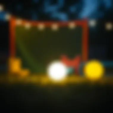 The Magic of Glowing Balls in Play A glowing ball illuminating a child's play area