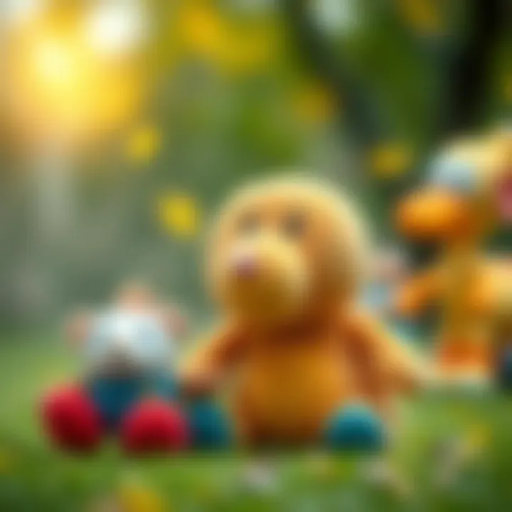 Educational plush toys designed for skill development