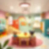 A vibrant classroom environment for early childhood education