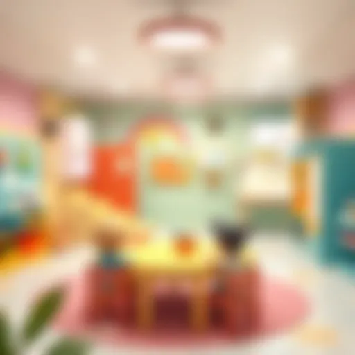 A vibrant classroom environment for early childhood education