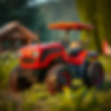 Supporting Child Development with Pilsan Electric Tractor Pilsan electric tractor contributing to child development