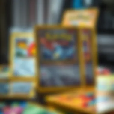 A detailed close-up of rare Pokemon cards showcasing their artwork and value.
