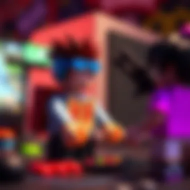 Integration of Roblox toys into gaming experiences