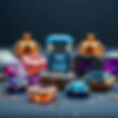 Variety of sapphire boxes showcasing different types