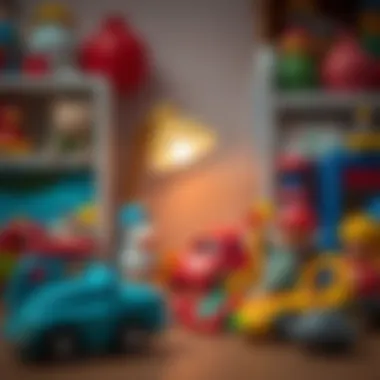 A selection of age-appropriate toys for children