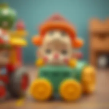 Safety Features of Şimşek Mekkuin Tır A close-up view of the safety features of Şimşek Mekkuin Tır toys, highlighting their child-friendly design.