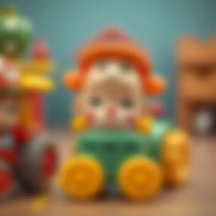 Safety Features of Şimşek Mekkuin Tır A close-up view of the safety features of Şimşek Mekkuin Tır toys, highlighting their child-friendly design.