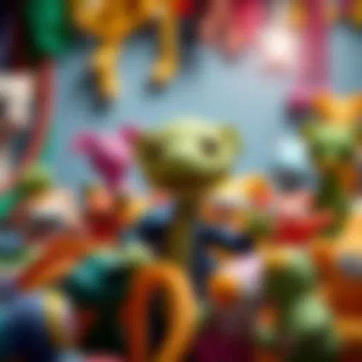 Colorful Stretch Toy Collection