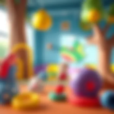 An engaging activity area designed for infants