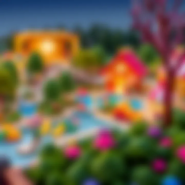 A beautiful view of Teras Park showcasing its amenities