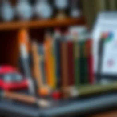 A selection of trusted brands of mechanical pencils displayed on a desk.