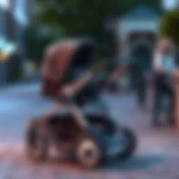 Showcasing the innovative design of Vega baby stroller