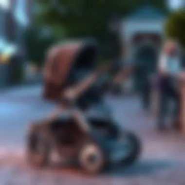 Showcasing the innovative design of Vega baby stroller