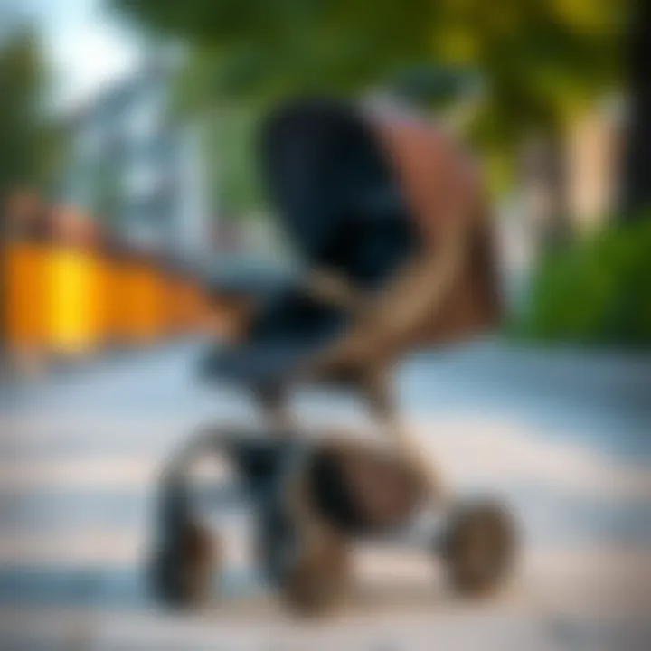 Highlighting safety features of Vega baby stroller